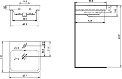 Акватон Мебель для ванной Сканди 45 белая – фотография-14
